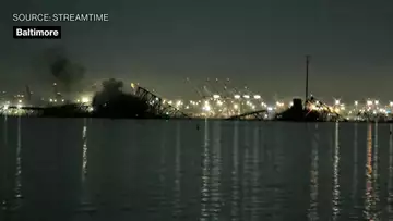 Baltimore Bridge: Video From Before and After Collision