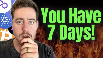 The Next 7 Days Will Be ABSOLUTELY CRAZY For Crypto!
