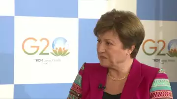 IMF's Georgieva Discusses Progress on Debt Restructuring Talks