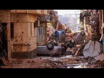 Libya Flood: Drone Shot Shows Extent of Damage