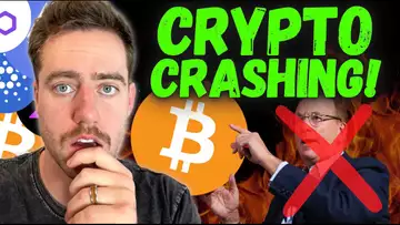 CRYPTO IS CRASHING! WHAT'S HAPPENING WITH THE BITCOIN ETF! (DENAIL?)
