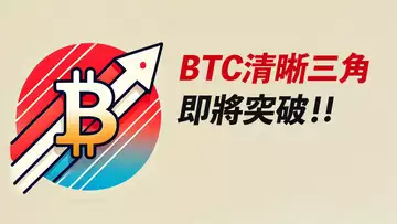 BTC清晰三角!即將突破!之後去哪?以太ETH蓄勢待發!