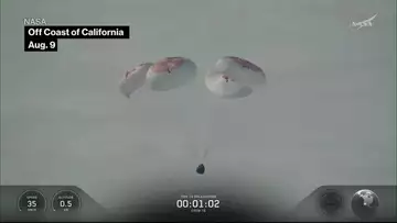 SpaceX Capsule Safely Returns Four Astronauts to Earth