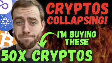 Crypto Falling FAST! It Could Get WORSE For THESE Investors! But Here Are TWO Cryptos That Can 50X!