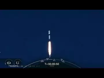 SpaceX Rocket Carries Starlink Satellites Into Orbit
