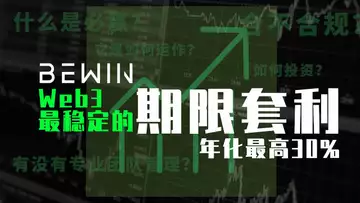 你想赚钱,我们有商机,起底 BeWin ,WEB3 最稳定年化收益 30% 期限套利项目 20241019