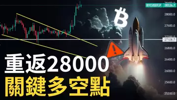 比特幣重返28000︱比特币關鍵多空點︱BTC反彈誘多還是真多了 !?