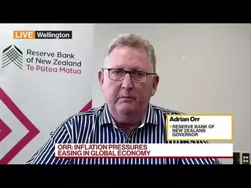 RBNZ Governor Orr Says Inflation Pressures Easing in Global Economy