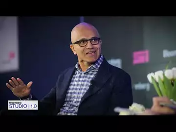 Microsoft CEO Satya Nadella on Bloomberg Studio 1.0 (full show)