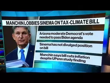 Manchin Pitches Sinema on Democrats' Tax-Climate Bill