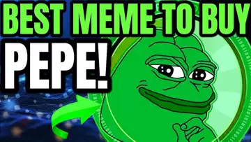 PEPE COIN THE BEST MEME COIN TO BUY NOW?  BULLISH CHART SIGNAL EXPLAINED!