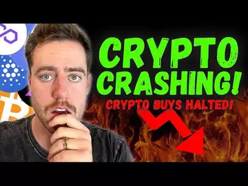 CRYPTO IS CRASHING *THIS LOOKS BAD*! Crypto BUYS WERE JUST HALTED!