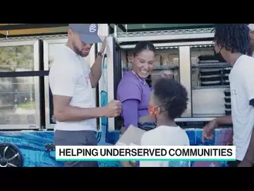 Steph & Ayesha Curry Roll Out New Bus To Support Oakland Community