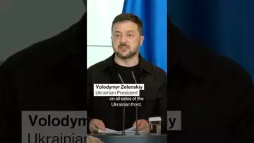 Ukraine's Zelenskiy Says #Putin Is 'Bluffing' Ahead of #Trump Meeting #politics #shorts