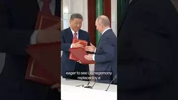 China's Xi and Russia's Putin take aim at US-led world order #politics #shorts