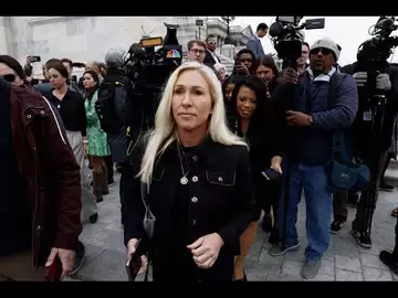 Republican Greene Threatens to Remove Johnson as House Speaker