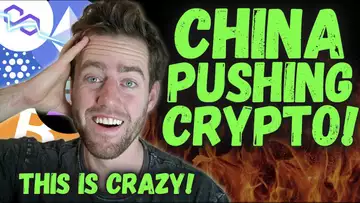 CRYPTO IT JUST HAPPENED! CHINA PUSHING CRYPTO!