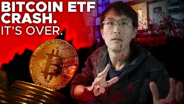 Bitcoin ETF CRASH. I'm poor again. It's Over.