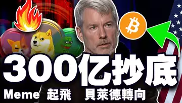 比特币横盘Meme币狂飙;小肯尼迪任部长比特币迎来春天;贝莱德布局阿布扎比;微策略大手笔抄底;韩国扣押欠税者加密资产 20241119