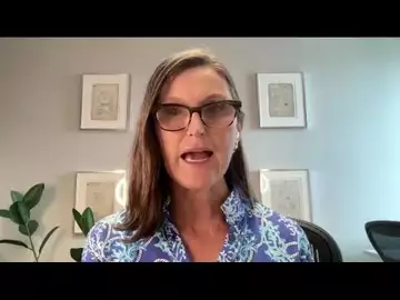 Cathie Wood on the Fed, Economy, Coinbase, Tesla