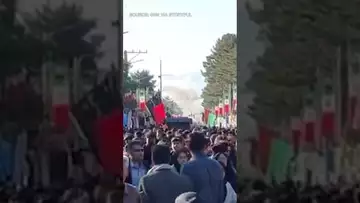 Two explosions kill more than 100 near grave of Iranian commander #politics #shorts