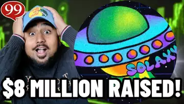 MASSIVE MILESTONE FOR SOLANA PRESALE! $8,000,000 RAISED! NEXT 100X SOL MEMECOIN! $SOLX!