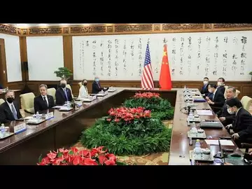 Blinken Meets China's Top Diplomat Wang in Beijing