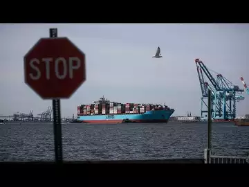 Baltimore Harbor Ship Traffic Moves to East Coast Ports