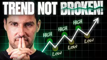 Trend NOT Broken Yet BUT There Are Cracks Emerging!