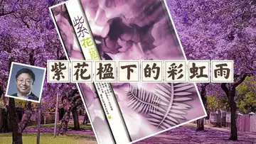 紫花楹下的彩虹雨 (Dr Robert Lee 为《紫花楹》作者王雪帆创作;编号:RLAM-F-055)