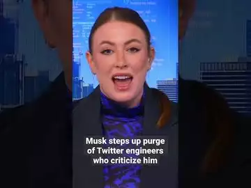 #ElonMusk is stepping up his purge of Twitter engineers who criticize him. #shorts