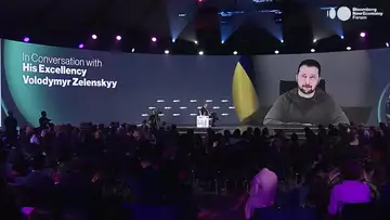 Ukraine President Zelenskiy Speaks at Bloomberg NEF