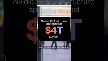 Nvidia forecasts decelerating growth after two-year AI boom #tech #shorts