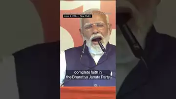India's Modi Claims Victory After Losing Majority in Parliament #politics