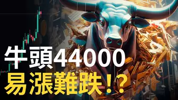 比特幣牛市易漲難跌 ! BTC突破44000 ! 以太幣不跟漲︱山寨币分析