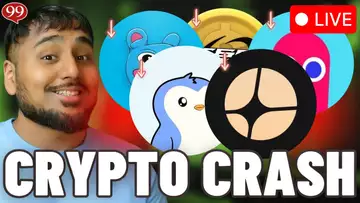 CRYPTO IS CRASHING!! SELL NOW OR BUY THE DIP?! LIVE UPDATE