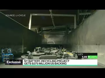 Li-Cycle Gets $375M Loan for NY Battery-Recycling Plant