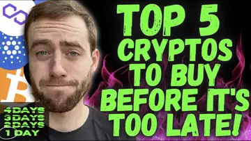 Top 5 Crypto To Buy NOW! One I'm BUYING HEAVILY⚠️