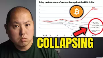bitcoin gains while world currencies COLLAPSE