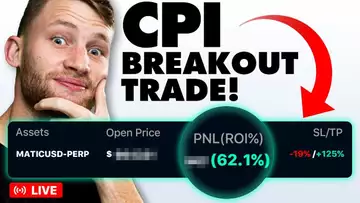 Altcoin Trades I'm Taking For Today's CPI BREAKOUT!