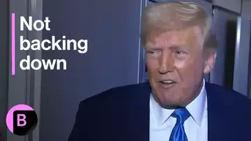 Trump Signals He Won't Back Down From Tariffs Barrage