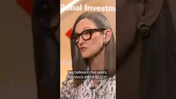 Cathie Wood says #Tesla stock will hit $2,600 #tech #shorts