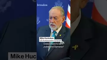 Ambassador Huckabee on what a future Palestinian state could look like #politics