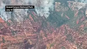 Grand Canyon Wildfire Still Burning