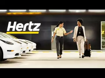 Hertz Misses Estimates on EV Fleet Rethink, Shares Fall
