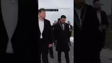 Tesla's Elon Musk Visits Auschwitz WII death camp in Poland