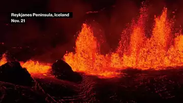 Volcano Erupts Near Small Iceland Fishing Village