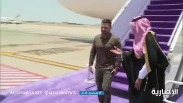 Zelenskiy arriving in Jeddah for the Arab League Summit
