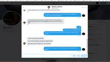 Example of a Bitcoin Scam on Twitter