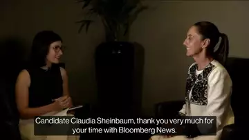 Mexico Candidate Sheinbaum on Trump, Migration, Peso